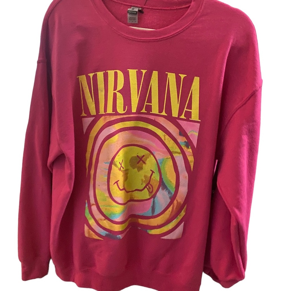 Nirvana NWOT pink sweatshirt